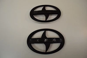 Set of BRAND NEW SCION iA Front and Rear Black Badge Emblem PAIR - Picture 1 of 1