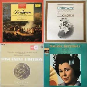 LOTTO 4 LP BEETHOVEN CHOPIN PUCCINI MADAMA BUTTERFLY TCHAIKOVSKY TOSCANINI - Foto 1 di 1