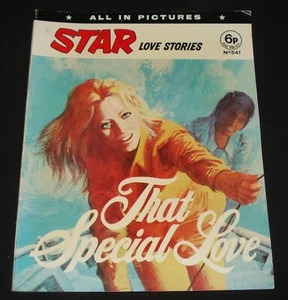 STAR LOVE STORIES 1974 TEEN COMIC PIN UPS VINEGAR JOE ROBERT PLANT PAUL JONES - Picture 1 of 4