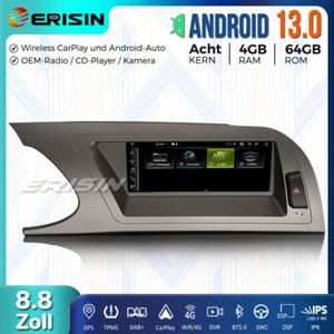 8.8" DAB+Android 13 GPS Autoradio Navi für Audi A4/S4/RS4 CarPlay Wifi Bluetooth - Bild 1 von 23
