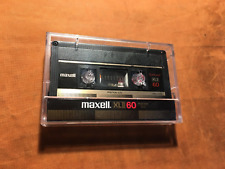 1 x Maxell XL II 60 Cassette,IEC II/High Position,sehr guter Zustand,1982,rare