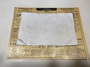 1931 Marmon Eight Model 8-70 AEA Tune-Up System card - Picture 1 of 2