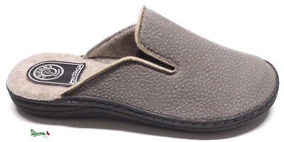 ARIZONA by PATRIZIA ciabatte pantofole uomo calde invernali elastici cucite 01