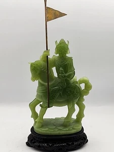 Vintage Gino Ruggeri Wony Italien Faux Kade CHINESISCHER KRIEGER AUF PFERD. - Bild 1 von 13