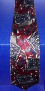 Corbata Cuello Colección Ram Cuadrados Multicolores Geométrica Iglesia Boda Formal - Imagen 1 de 5