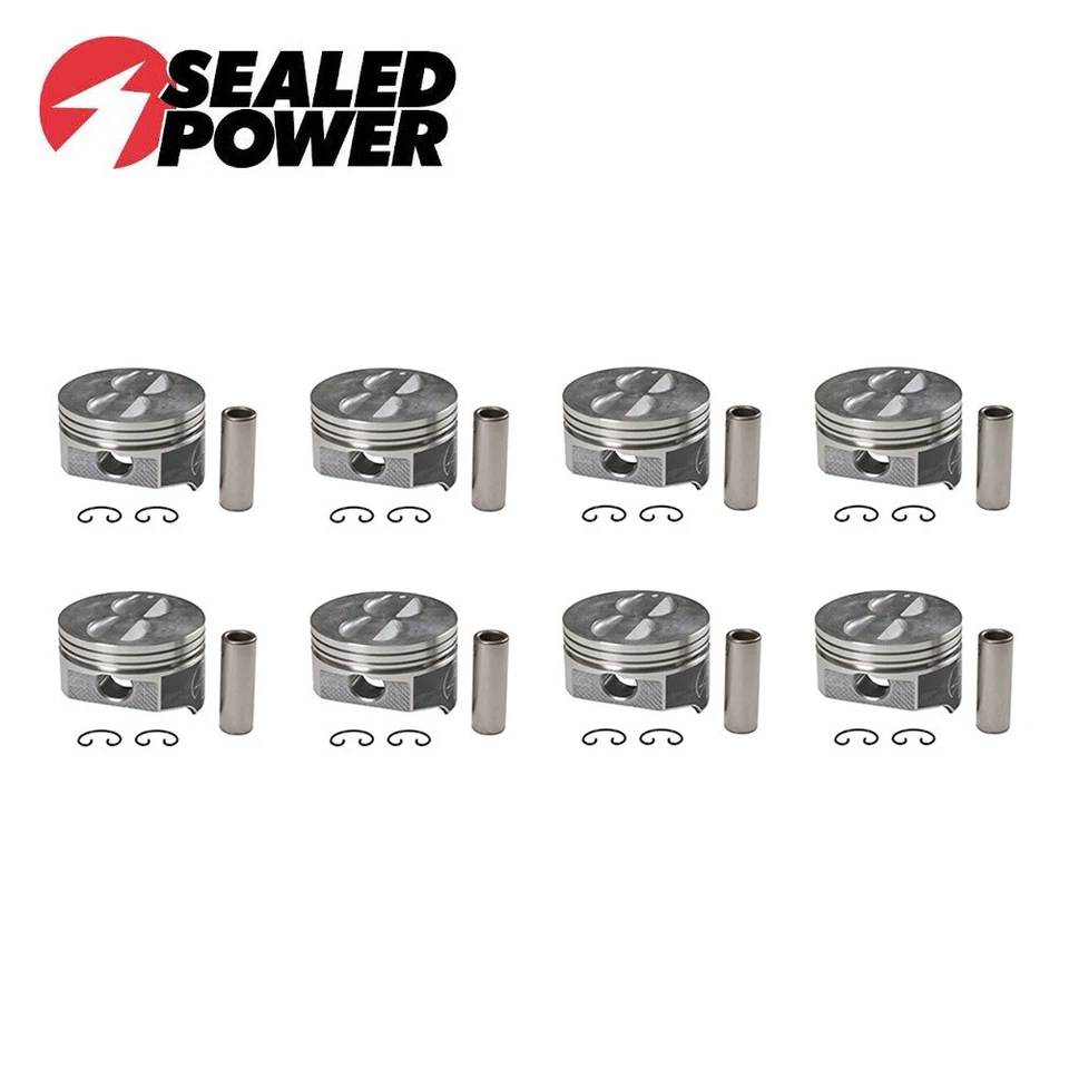 Flat Top Piston Set 060" FOR Ford Falcon Fairlane LTD 289 302 Windsor V8 64-92 - Image 1 of 1