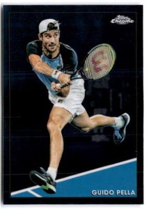 2021 Topps Chrome #52 Guido Pella  Tennis Trading Card 