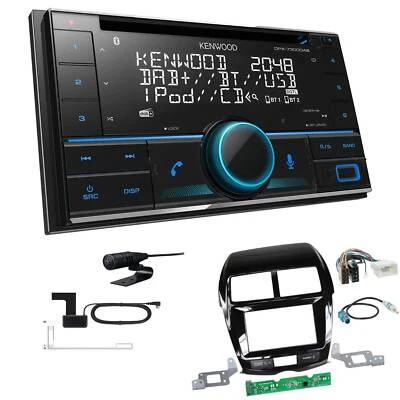 Kenwood DPX-7300DAB Autoradio Bluetooth DAB+ für Citroen C4 Aircross Typ B piano - Bild 1 von 4