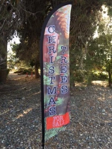 "BANDERA DE PLUMAS ""ÁRBOL DE NAVIDAD EN VENTA" - Imagen 1 de 1