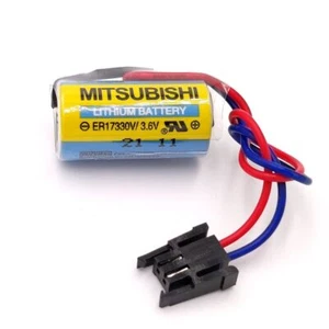 1x 3.6V ER17330V Battery Size 2/3A For Fanuc B9670MC Mitsubishi A6-BAT MR-BAT - Picture 1 of 5