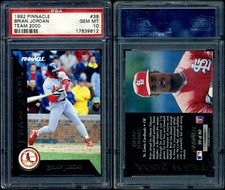 1992 Pinnacle Team 2000 #39 Brian Jordan PSA 10 Gem Mint - St. Louis Cardinals