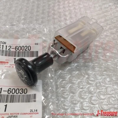 TOYOTA LAND CRUISER BJ42 FJ40 BJ70 HJ47 BJ42 Headlight Control Switch & Knob OEM - Image 1 of 4