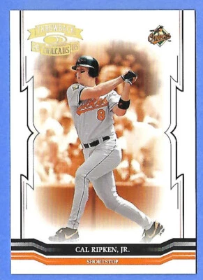 2005 Donruss Throwback Threads Cal Ripkin Jr. Gold  #087/100 - Image 1 of 2