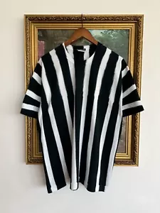 Vintage Issey Miyake Dyed Striped Japanese Style T-Shirt Gr. L - Bild 1 von 12