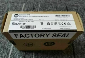 Neu fabrikversiegelt AB 1769-OB16P SER B CompactLogix 16 Pt D/O Modul 1769 - Bild 1 von 3