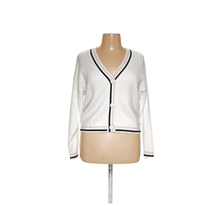 Nautica White XL Cardigan Sweater - Picture 1 of 4