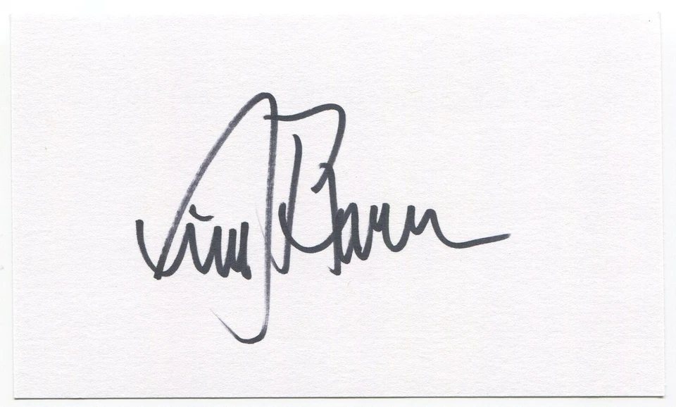 Jim Barr Signed 3x5 Index Card Autographed Signature San Francisco Giants MLB - Image 1 of 2
