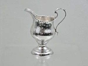 FINE ANTIQUE ENGLISH GEORGIAN STERLING SILVER CREAMER MILK JUG 1769 London 18cen - Picture 1 of 12