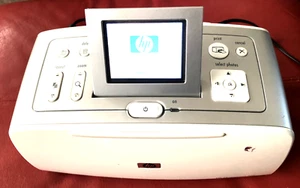 HP PHOTOSMART 375 COMPACT PRINTER with Manual,PSU & accessories - Picture 1 of 17