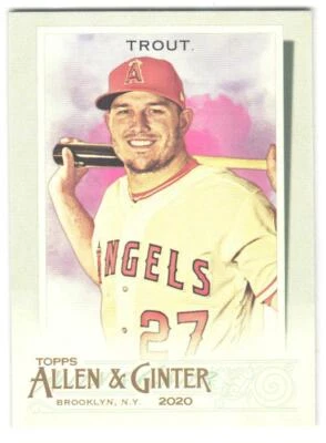 2020 Topps Allen & Ginter Mike Trout #85 - Image 1 of 2