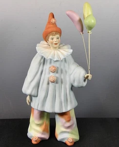 BURGUES PORCELAIN Clown "PIERROT"  Limited Ed. 90/250 - Picture 1 of 5