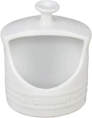 Vaso de sal de gres Le Creuset, 10 oz., blanco Foto 1 de 4