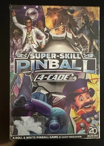 Super-Skill Pinball 4-Cade. Roll and Write board game. Wizkids.  New. - Picture 1 of 3