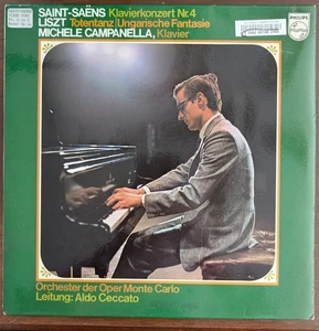 Saint Saens/Klavierkonzert/No. 4/Liszt Totentanz/Michele Campanella/Monte Carlo - Imagen 1 de 5