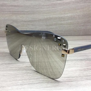 Jimmy Choo Maske/S Maske Sonnenbrille Gold Grau 138M3 Original - Bild 1 von 5