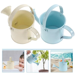 2PCS Iron Sheet Watering Can Small Metal Watering Can for Indoor Outdoor Plants - Picture 1 of 12
