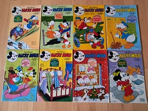 Walt Disneys Micky Maus - Konvolut 8 Comichefte von 1981 mit Beilage Z1-2 - Bild 1 von 4