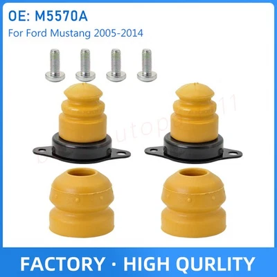 M5570A Car Front & Rear Bump Stop Bumper Kit For Ford Racing 2005-14 Mustang - Image 1 of 4