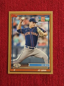 JT Ginn 2021 Topps Pro Debut Gold #03/50 Mets - Picture 1 of 10