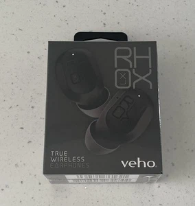 VEHO RH0X VEP 410 LITE B TRUE WIRELESS BLACK EARPHONES BRAND NEW SEALED - Picture 1 of 14