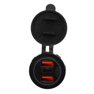 ↑ USB Autoladegerät USB Autoladegerät Dual USB Port QC3.0 Schnellladung - Zdjęcie 1 z 22