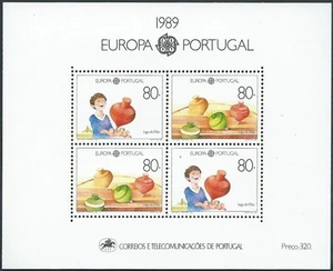 PORTOGALLO 1989 Europa BF MNH** - Imagen 1 de 1