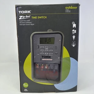 NSI Industries TORK SA400 Zip-Set elektronische Zeitschaltuhr 7 Tage programmierbar offene Box - Bild 1 von 21