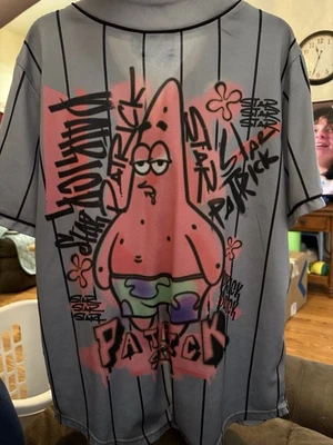Camisa abotonada Nickelodeon Patrick Star para hombre talla pequeña Foto 1 de 4