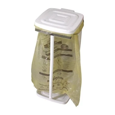 Müllsack Ständer Deckel Mülleimer Gelber Sack Halter Höhenverstellbar Mülltonne - Bild 1 von 4