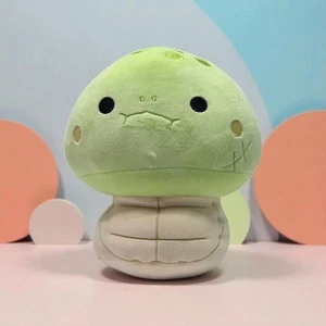 Mewaii Mushroom Family Green Sea Turtle Plush 7" Squish Toy - Picture 1 of 6