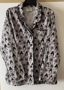 Pigiama Pokemon Center donna 2XL grigio fiocco di neve flanella L/S set petto morbido 44" - Foto 1 di 9