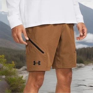 NWT $90 Under Armour Men's UA Unstoppable Cargo Shorts Tundra XL 1374765-253 - Picture 1 of 6