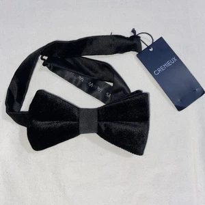 Mens Bowtie PreTied Adjustable Necktie Solid Color Formal Wedding Party Tuxedo - Picture 1 of 3