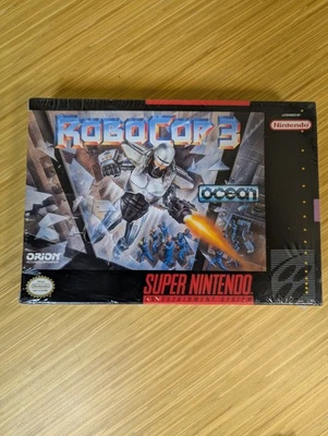 KSE ROBOCOP 3 - Super Nintendo SNES - BLOCKBUSTER RESEALED Box - Image 1 of 4