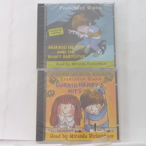 Horrid Henry's Nits And The Bogey Babysitter Audiobook CD NEW Miranda Richardson - Imagen 1 de 9