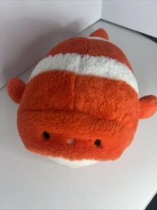 Takashoji orangefarbener Clownfisch Plüschtier 15 Zoll Robbe Stofftier weiß - Bild 1 von 5