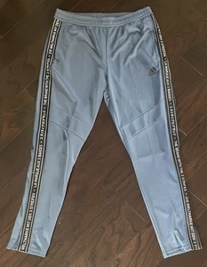 Rare Adidas Originals Glanz Cotyon Fleece Pants Scally Trackies Blue Men’s Large - Picture 1 of 9