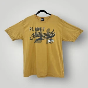 Vintage 90s Planet Hollywood Orlando Graphic T Shirt Size Large Short Sleeves - Picture 1 of 6