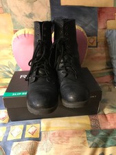 womens black combat boots target