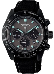 Seiko Prospex Speed Timer Solar Chronograph Night Vision SBDL105 Men's 2024 NEW - Picture 1 of 11